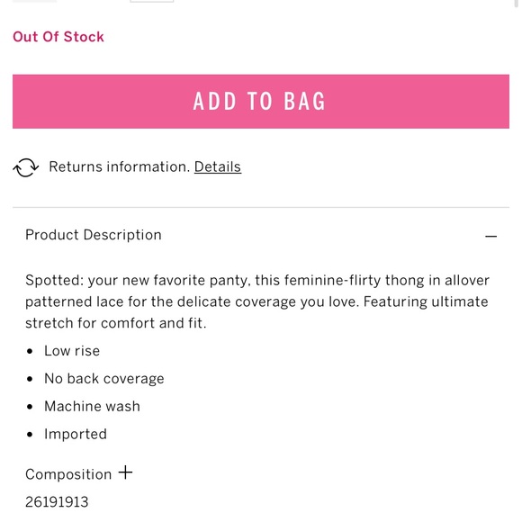 Victoria Secret Panties - Picture 8 of 9